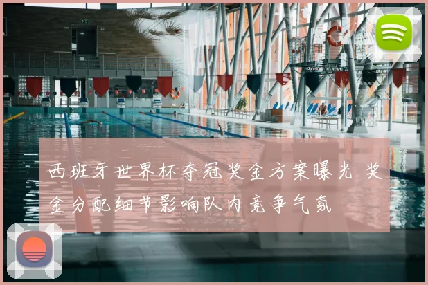 西班牙世界杯夺冠奖金方案曝光 奖金分配细节影响队内竞争气氛